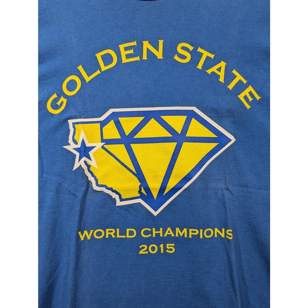Diamond Supply Co Golden State Warriors Black SMALL Shirt 2015 Champions Curry - Picture 3 of 3